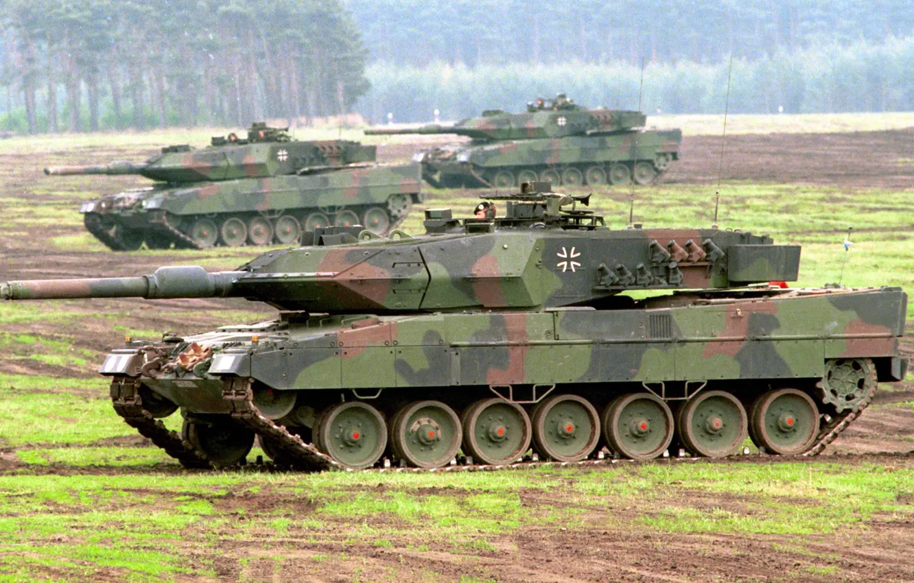 Фото обои танк, броня, leopard, немцы, Bundeswehr, 2A5