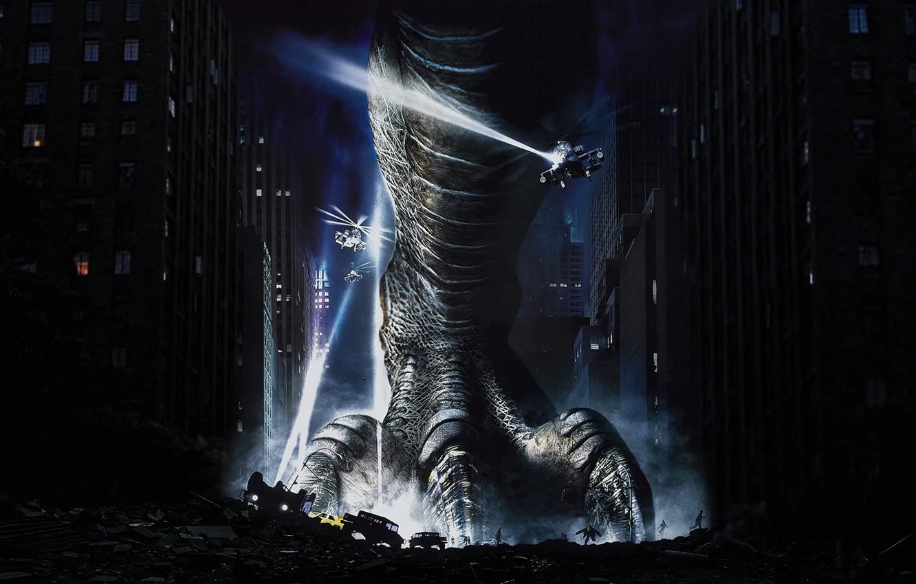 Фото обои cinema, Japan, chaos, street, movie, 1998, asian, Godzilla
