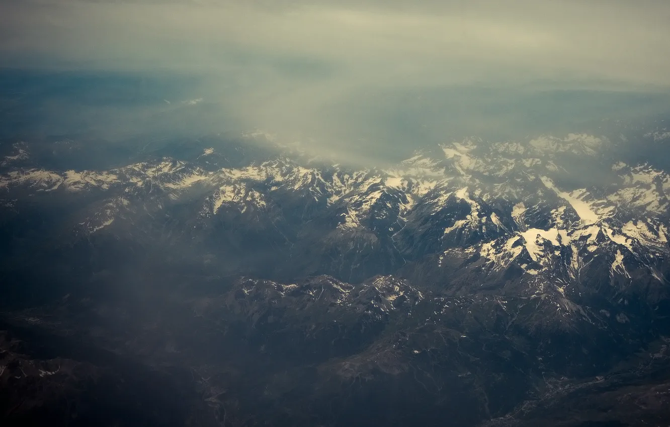 Фото обои снег, горы, природа, Альпы