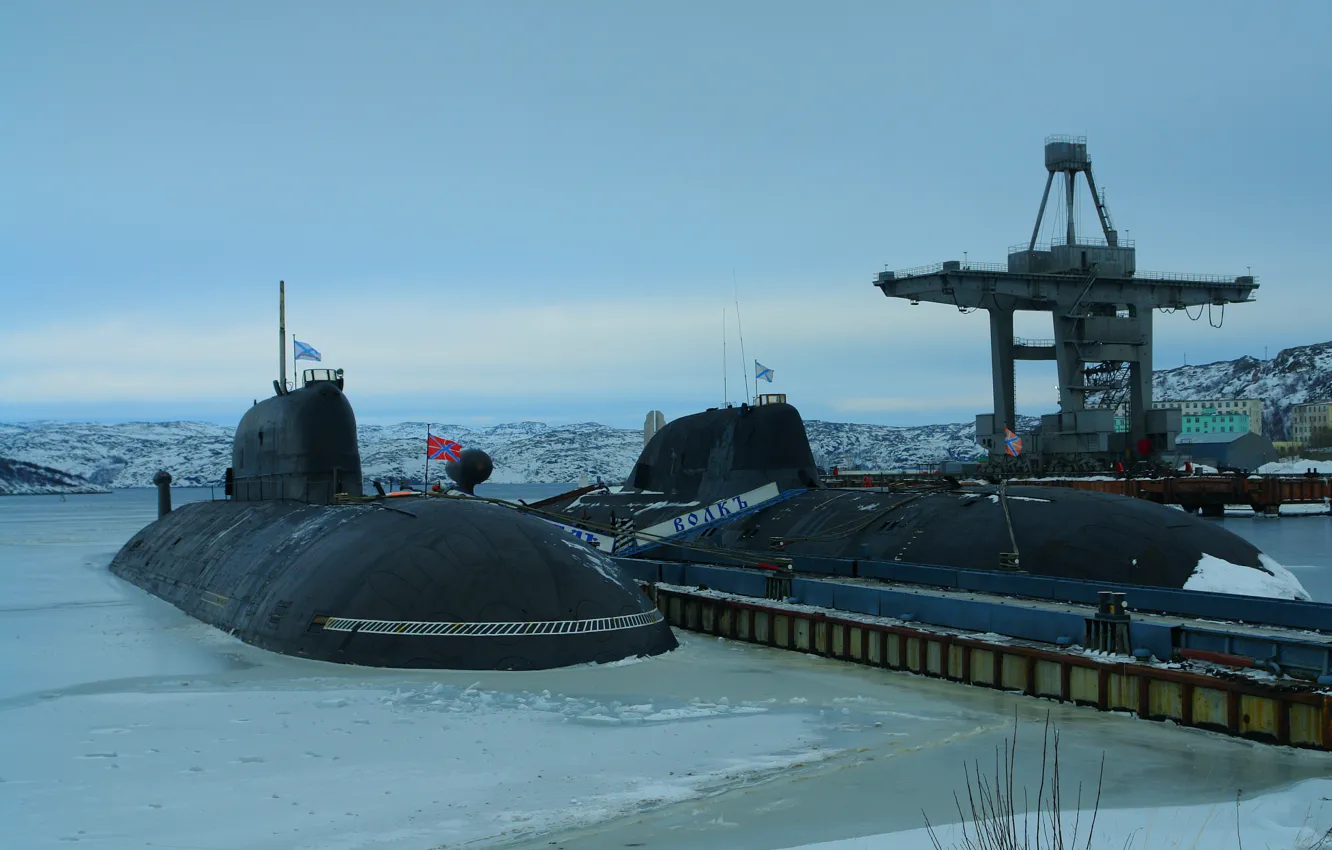 Фото обои лодка, волк, гепард, подводная, атомный