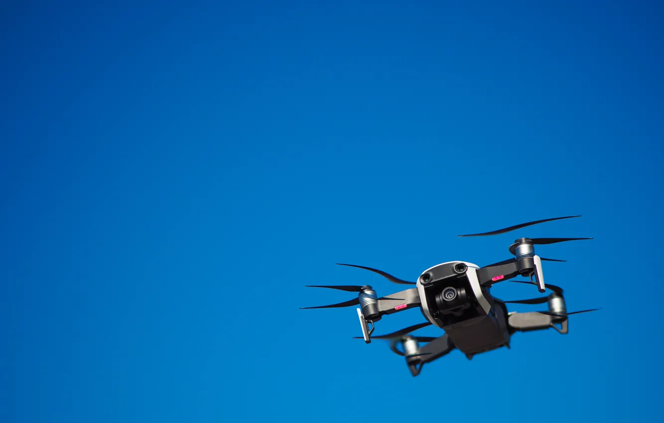 Фото обои небо, беспилотник, дрон