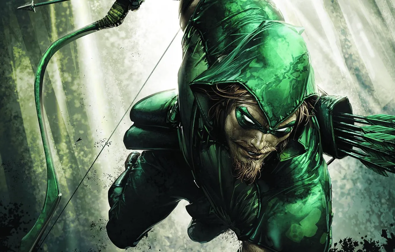 Фото обои стрела, сериал, DC Comics, оливер куин