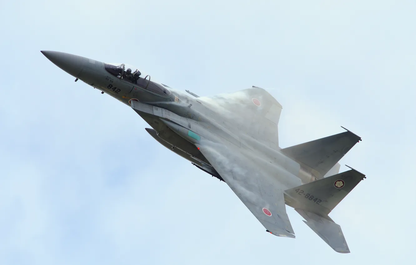 Фото обои небо, истребитель, Eagle, F-15, поколения, McDonnell Douglas, четвёртого