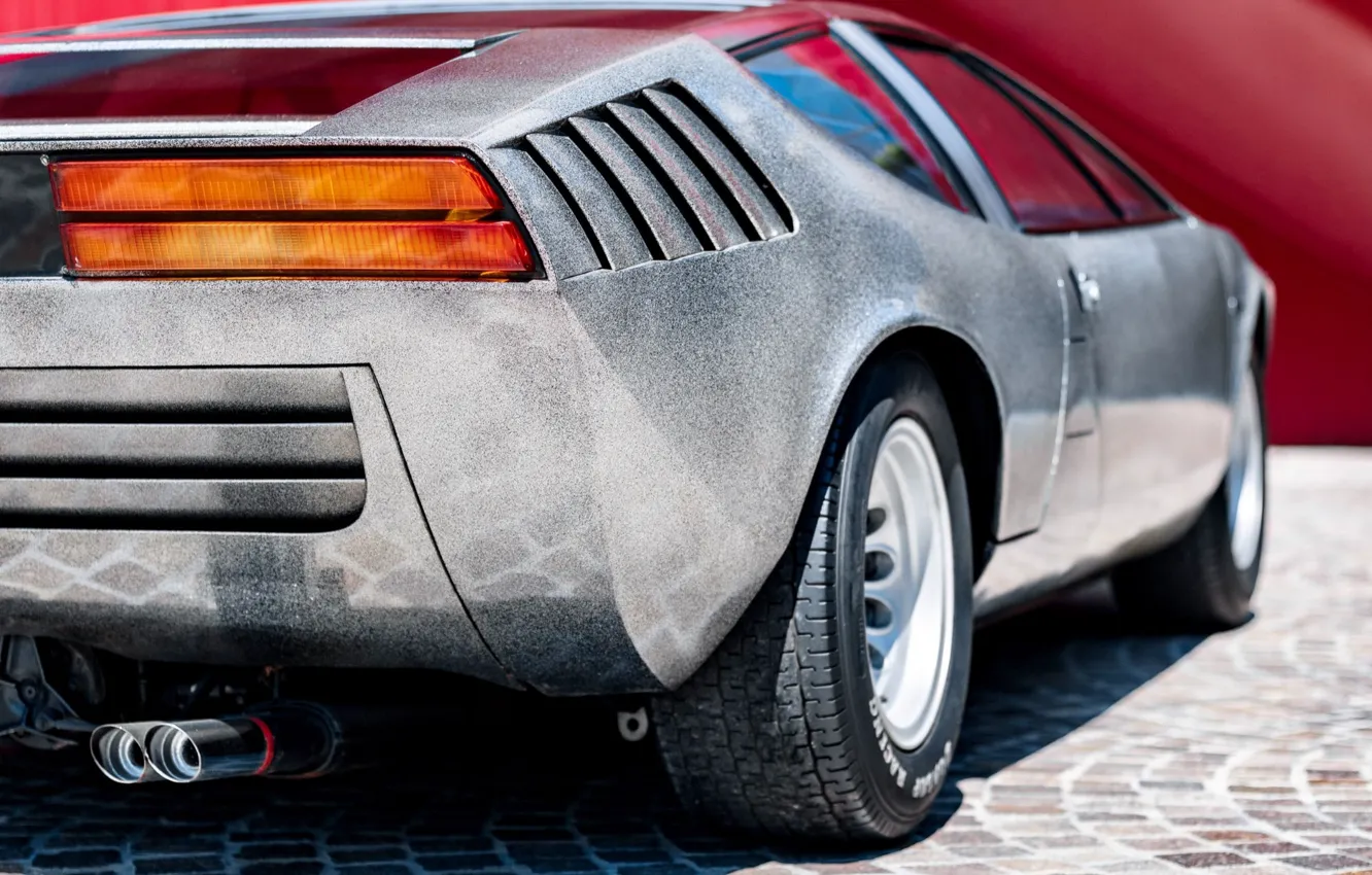 Фото обои 1969, Alfa Romeo, close-up, Italdesign, Giugiaro, Tipo 33, Alfa Romeo Iguana