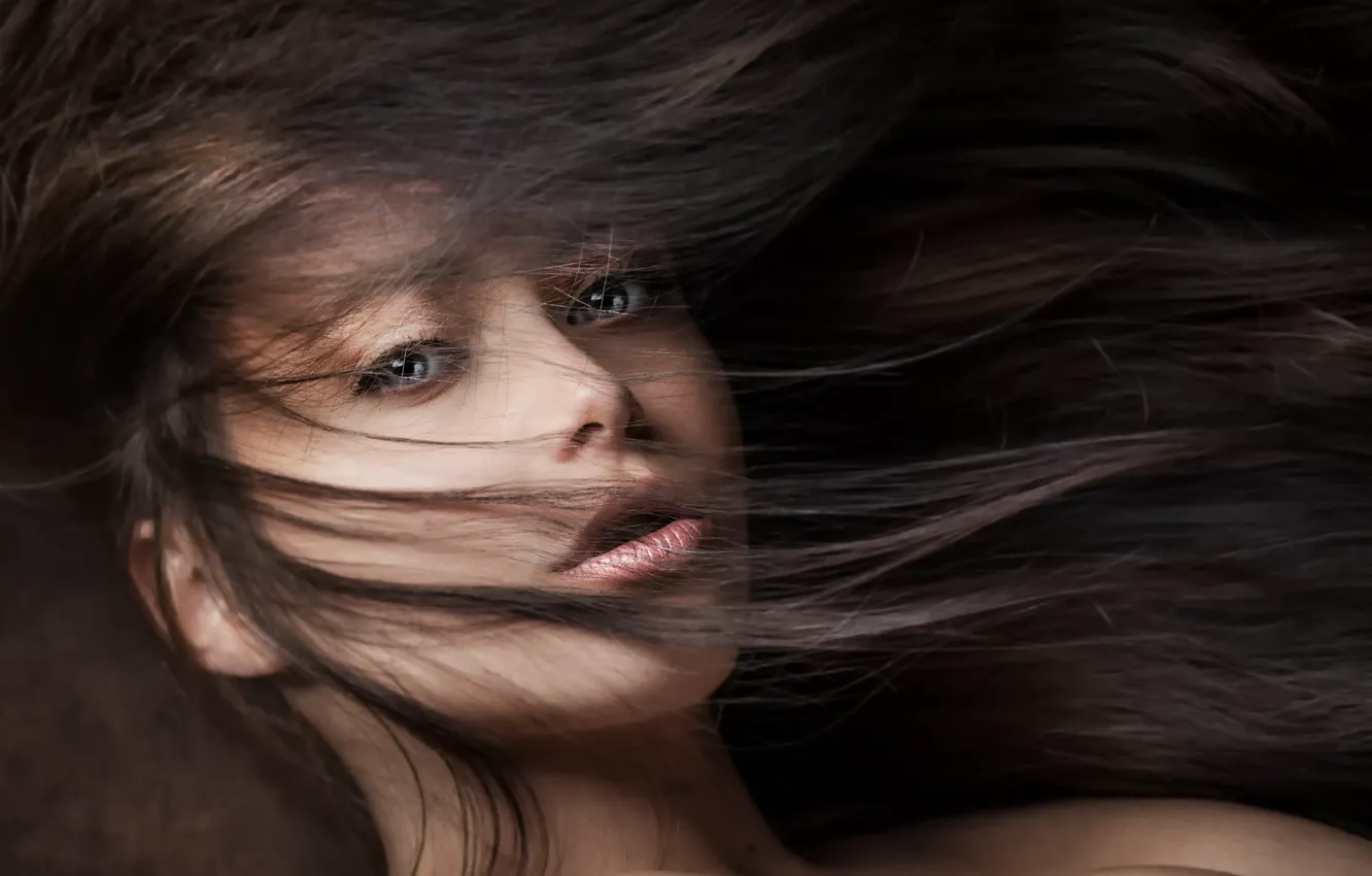 Фото обои девушка, волосы, портрет, Austria, Salzburg, Joachim Bergauer, Sensual Emotion