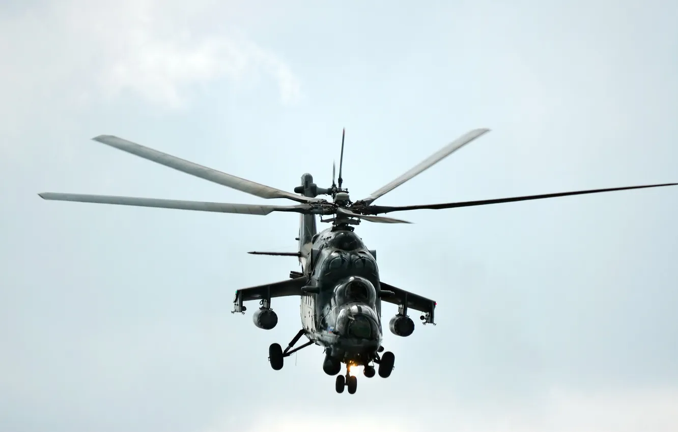 Фото обои russia, russian, mi-24, manoeuvre, airscrew, pilotage, maks, zhukovsky