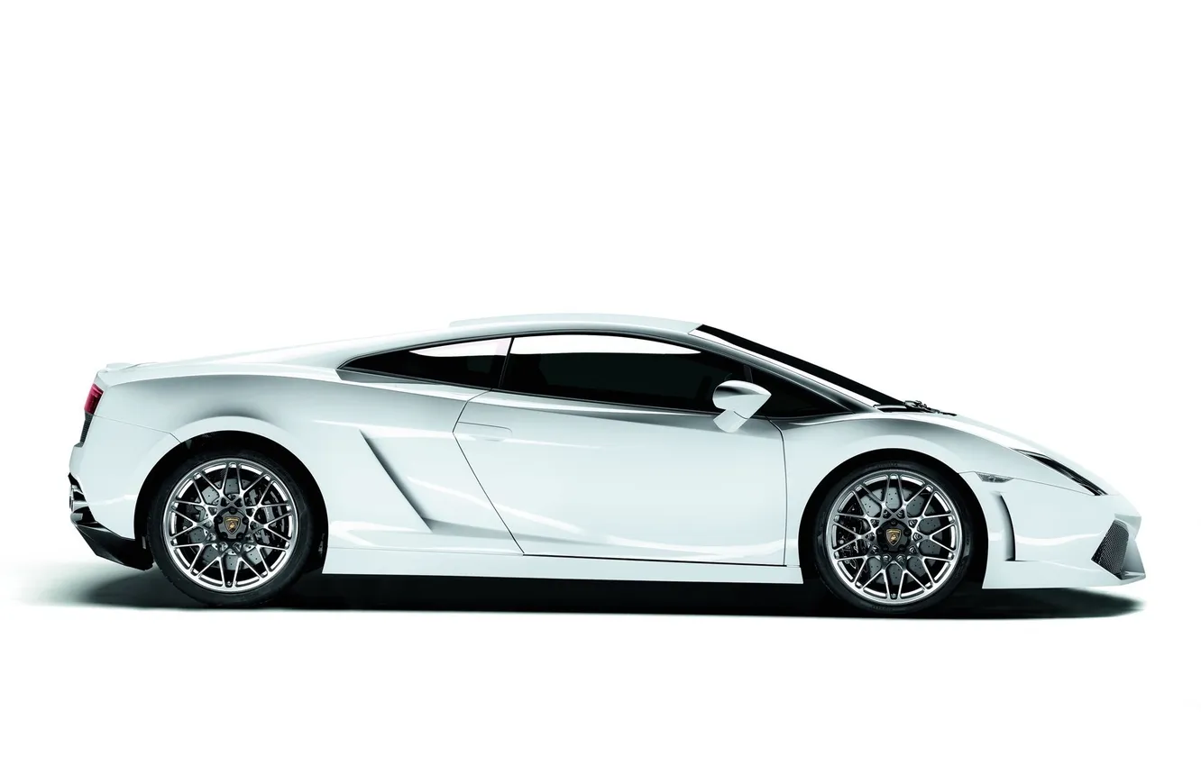 Фото обои авто, Lamborghini, белая, murcelago