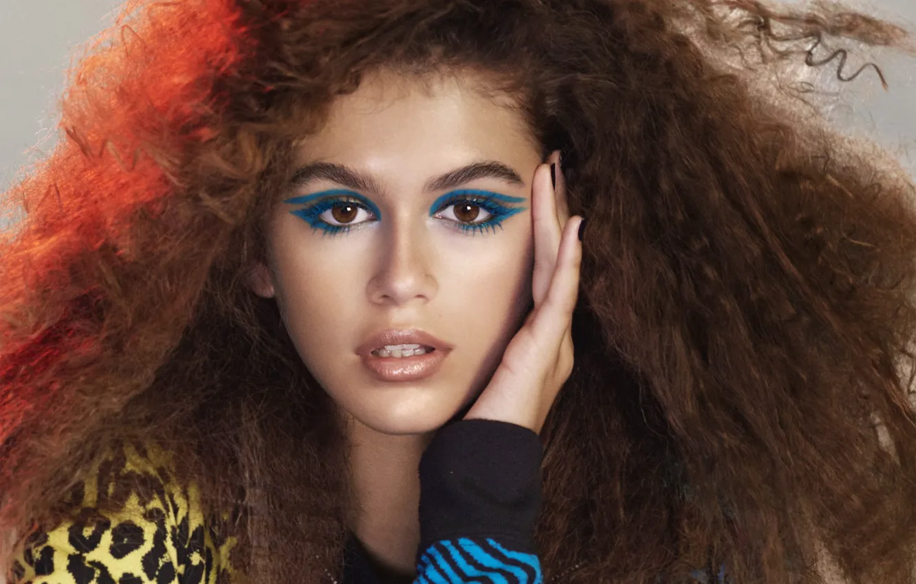Фото обои model, makeup, Kaia Gerber, Marc Jacobs beauty spring