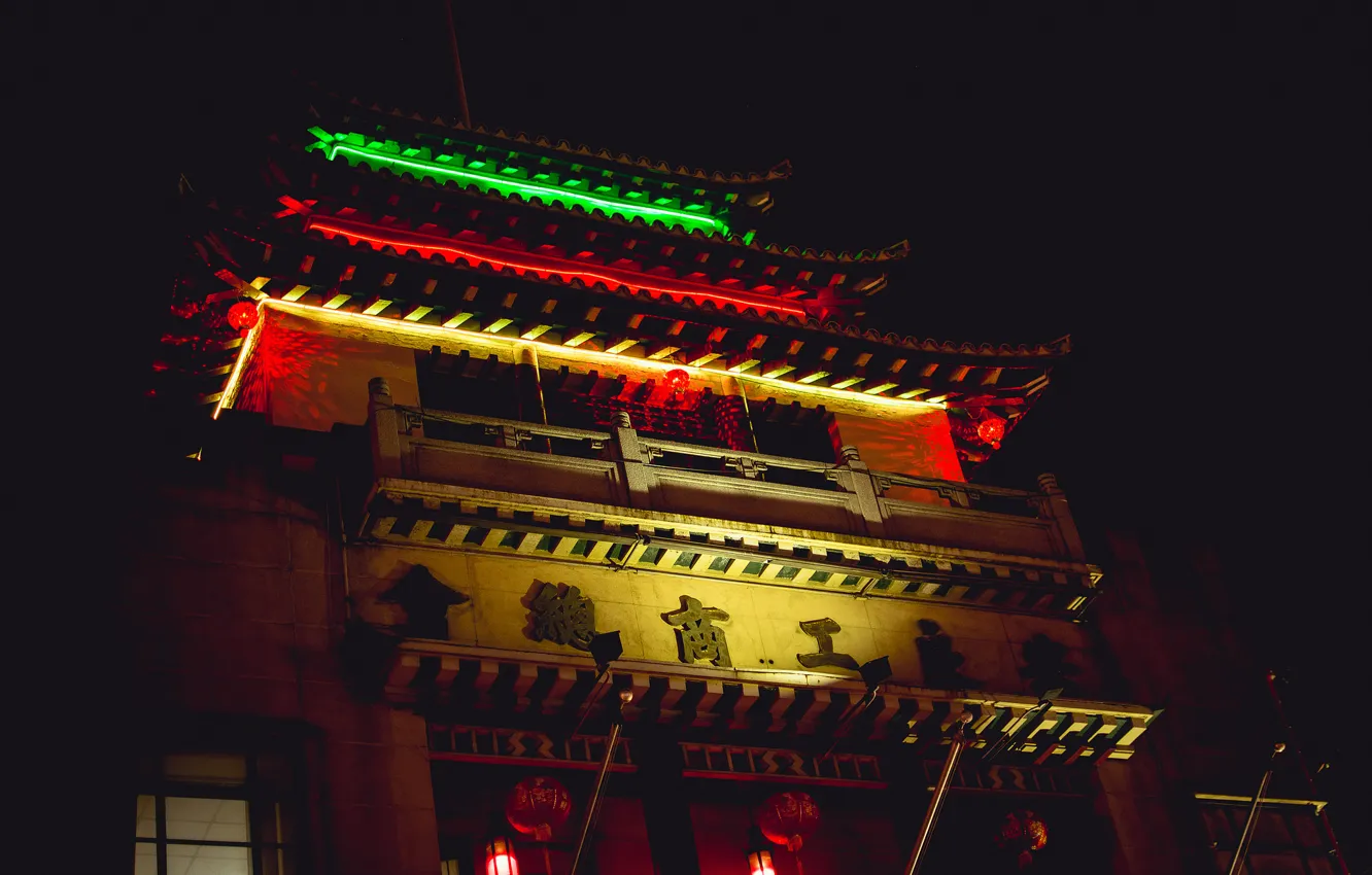 Фото обои город, улица, Нью-Йорк, храм, City, New York, Temple, The Street