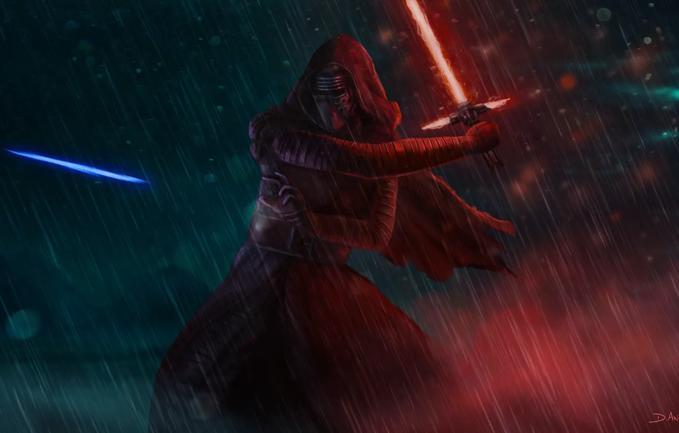 Фото обои Star Wars, Меч, Fantasy, Art, Световой Меч, Ситх, Characters, Kylo Ren