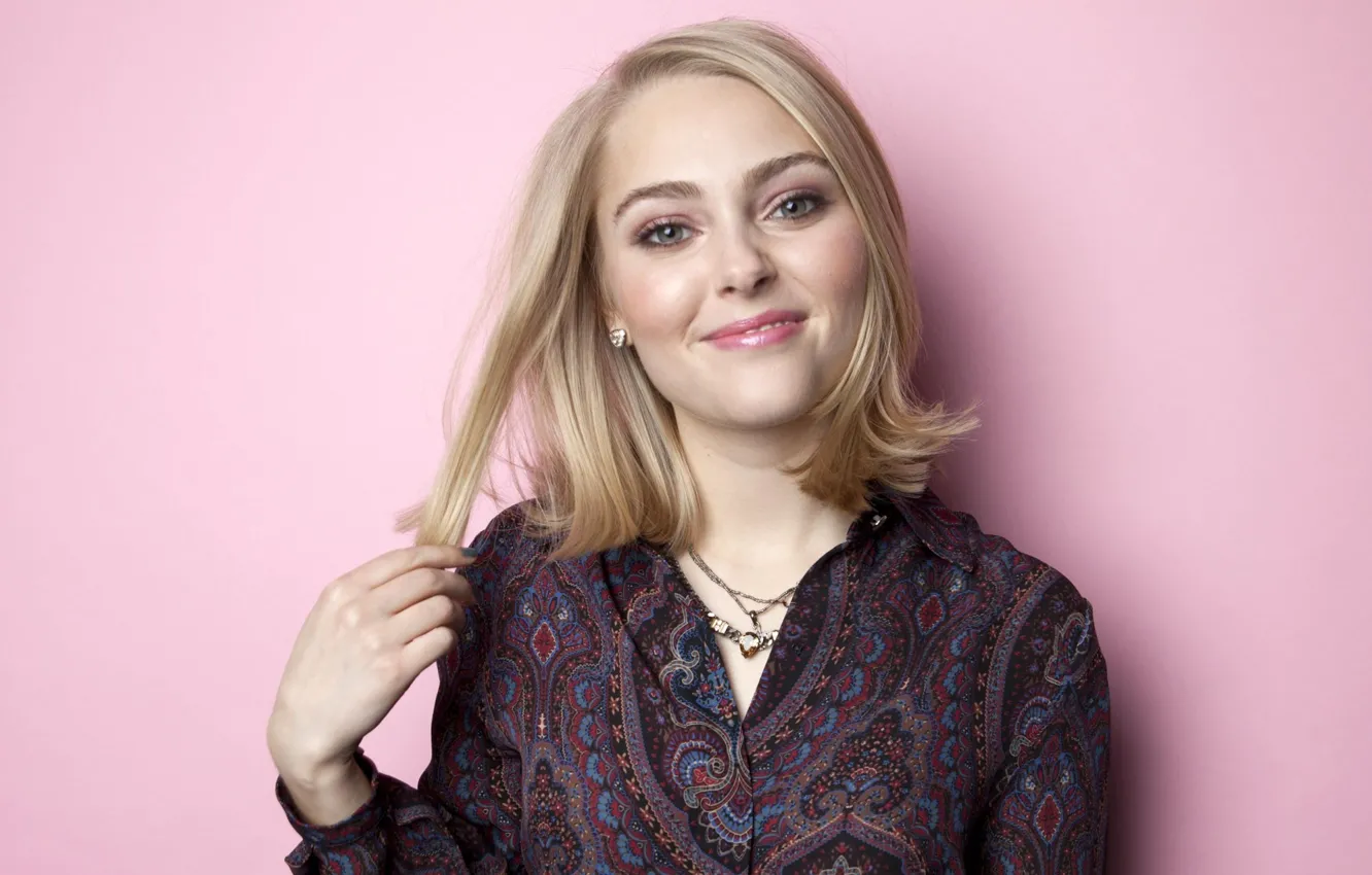 Фото обои актриса, блондинка, рубашка, Annasophia Robb, АннаСофия Робб