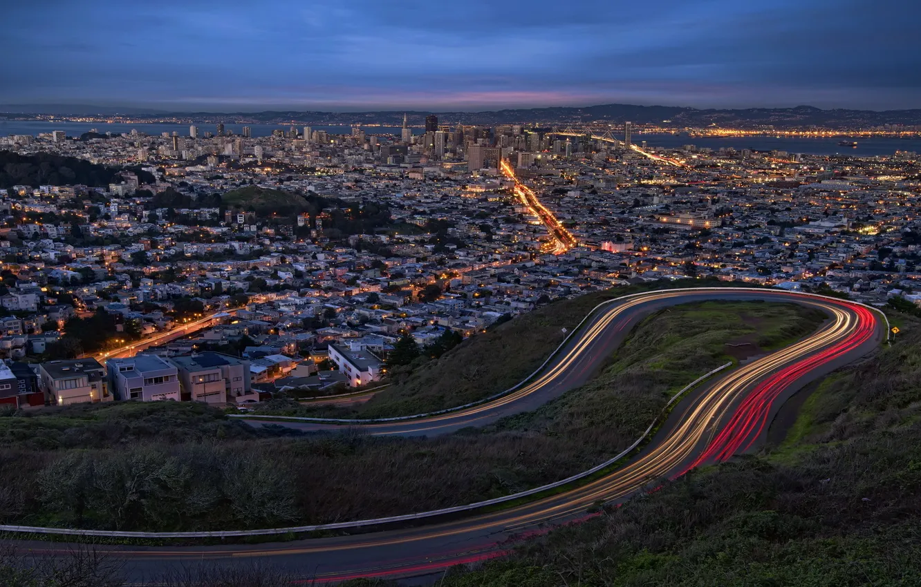 Фото обои United States, California, San Francisco, Twin Peaks