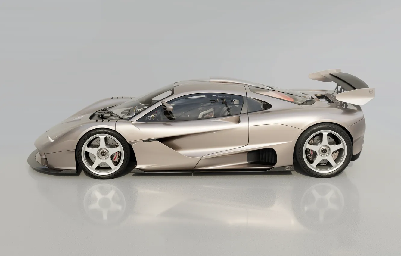 Фото обои суперкар, supercar, вид сбоку, экстерьер, limited edition, 2026, Gordon Murray Automotive, GMSV