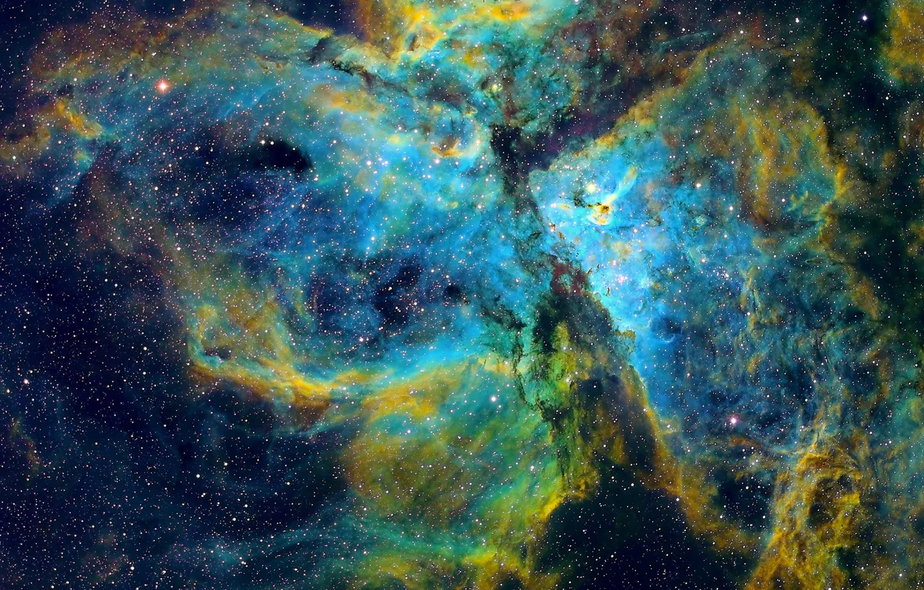 Фото обои космос, туманность, nebula, скопление звёзд