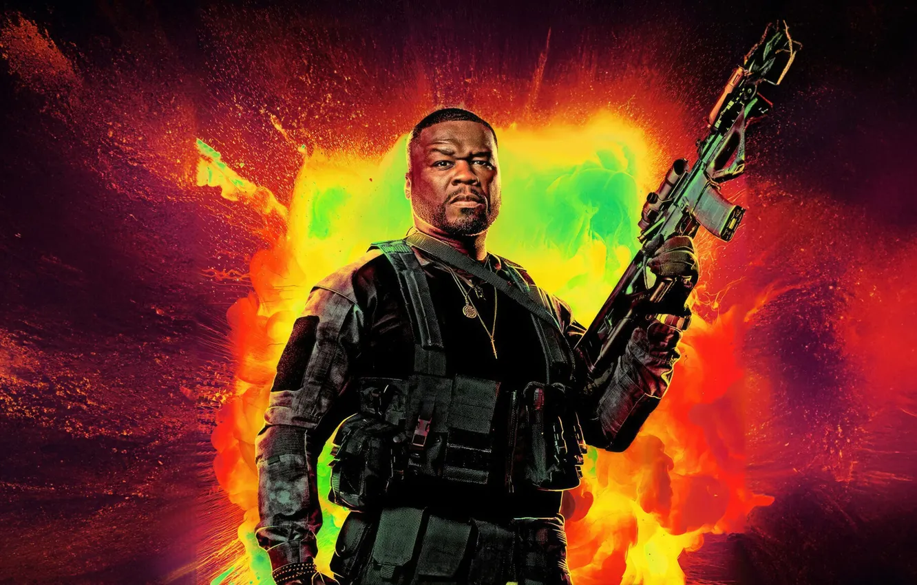 Фото обои 50 cent, as easy day, the expendables 4