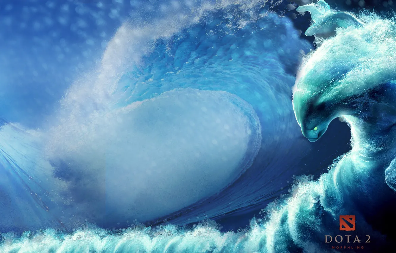 Фото обои dota, дота, morphling, дота 2