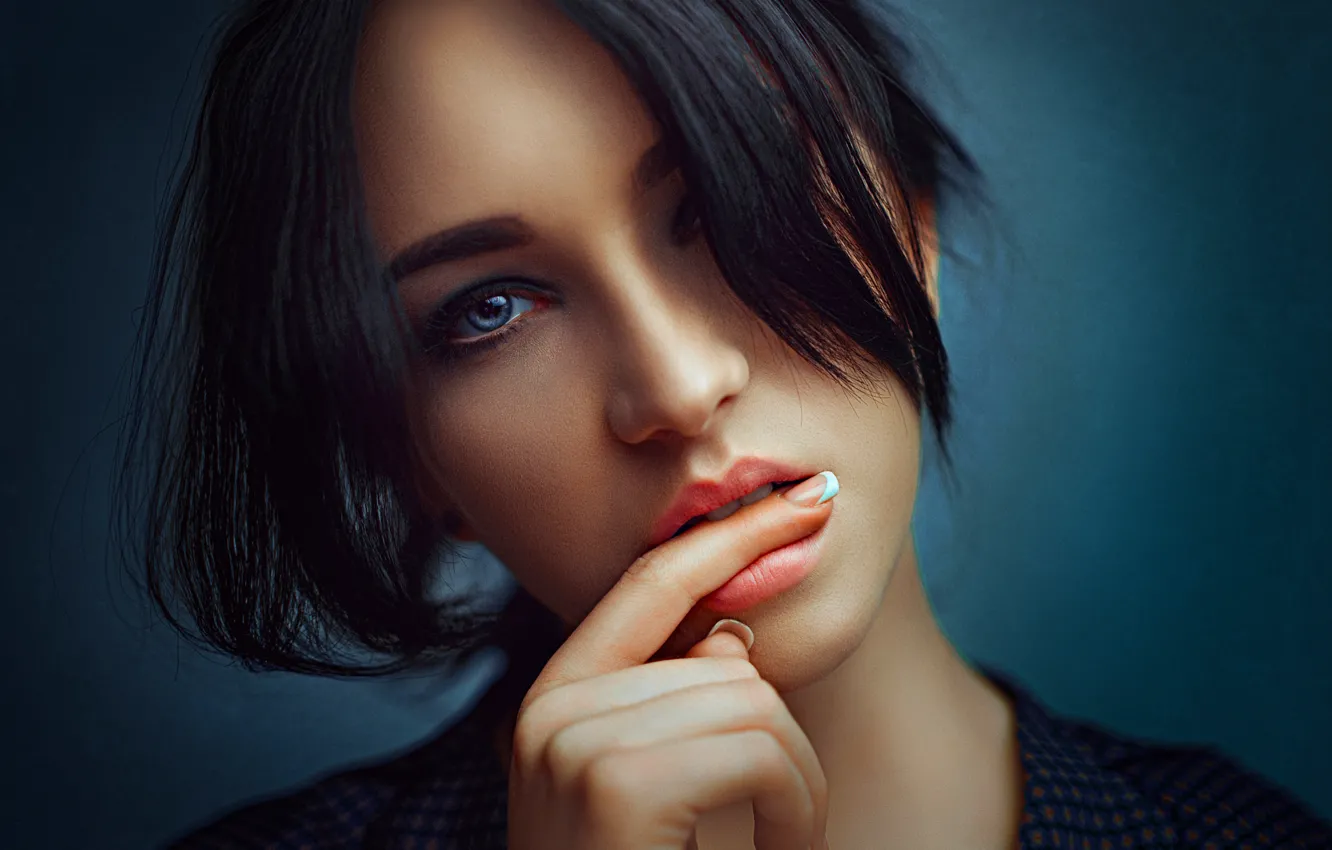 Фото обои Girl, Beauty, Eyes, Woman, Inna, Mood, Russian, Portrait