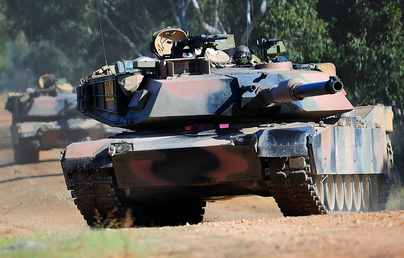 Фото обои танк, боевой, бронетехника, Абрамс, M1 Abrams
