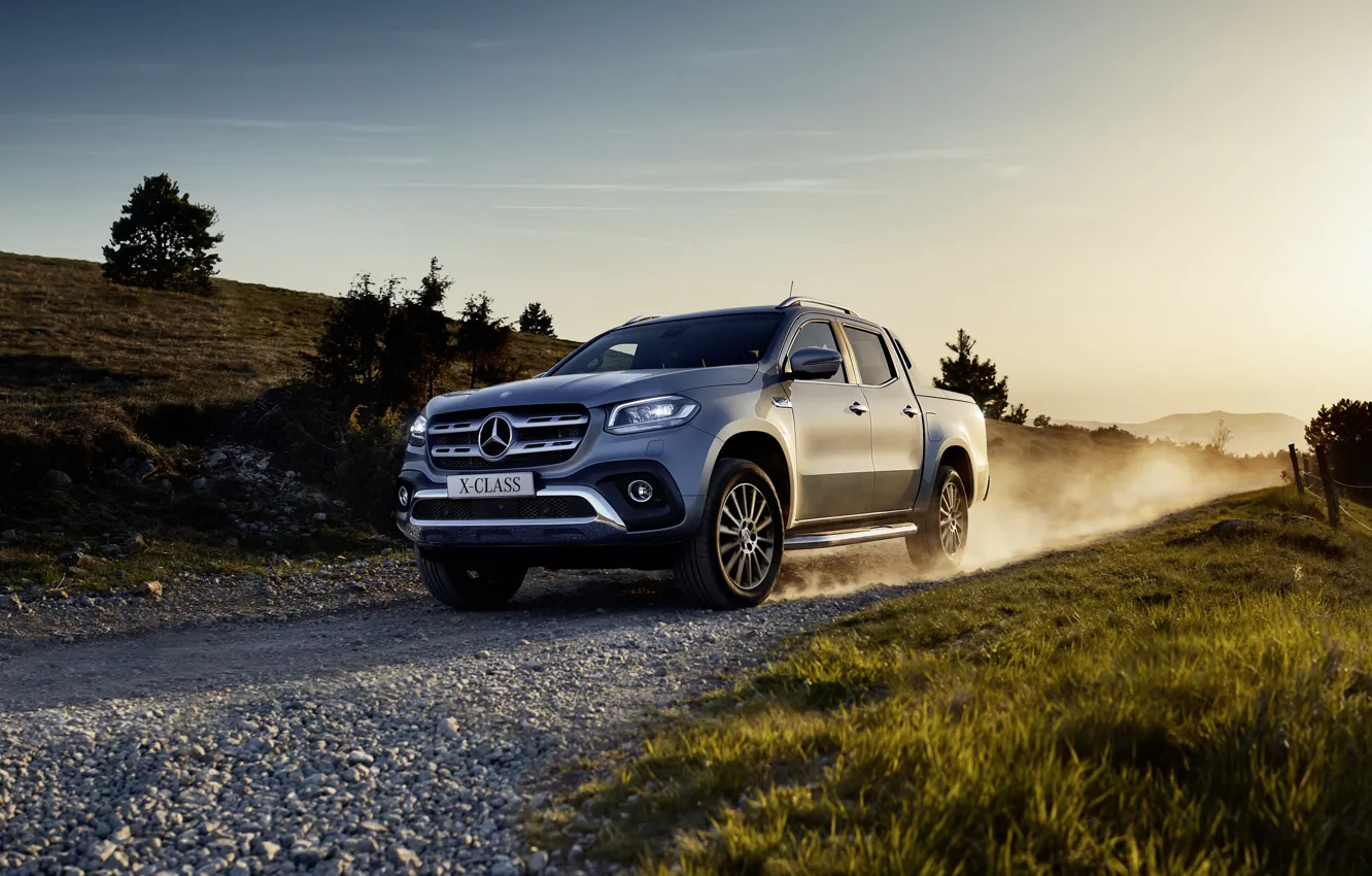 Фото обои Mercedes-Benz, 4x4, pickup, X-Class