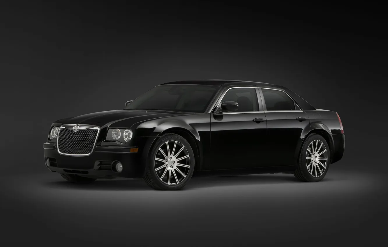 Фото обои Авто, Chrysler, черная, 300