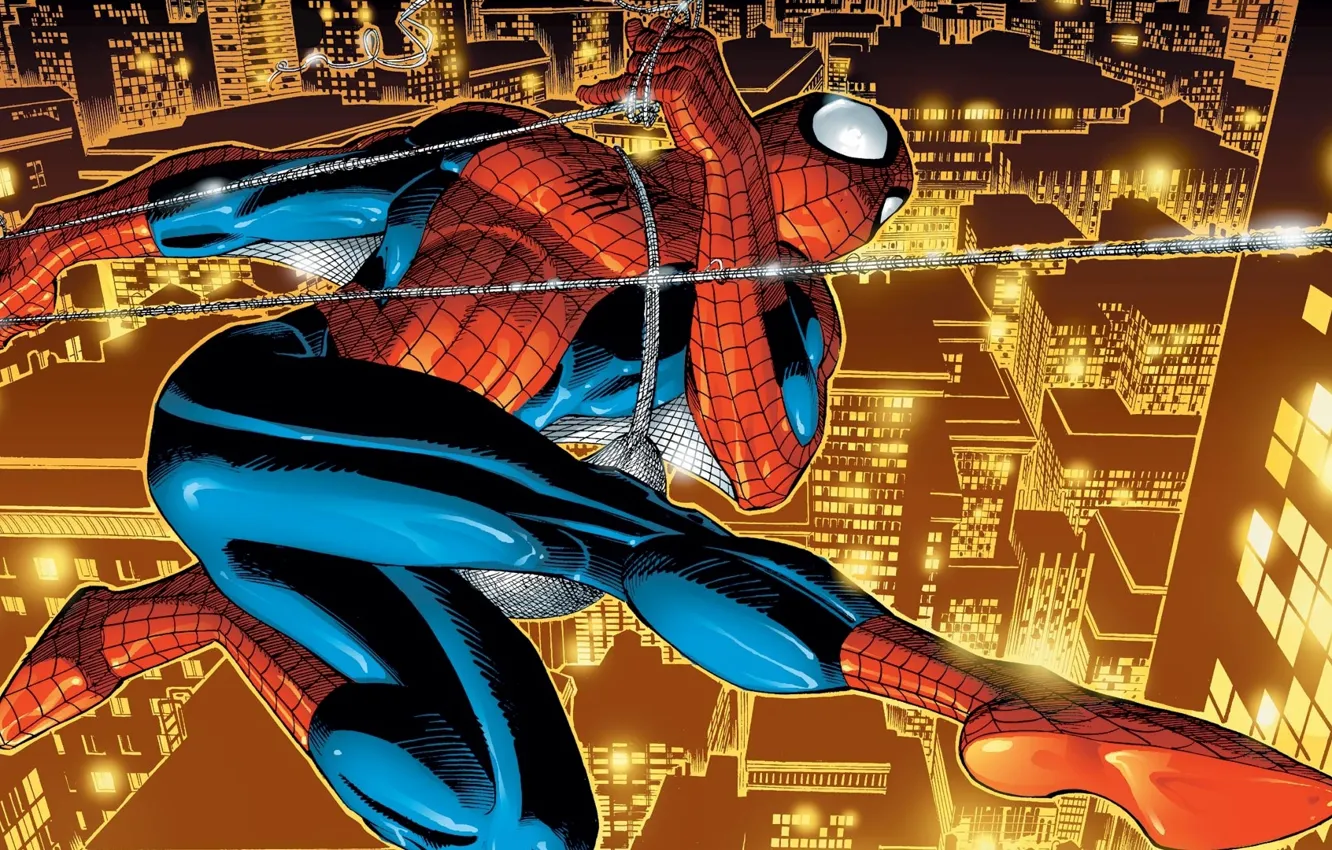 Фото обои Marvel, Человек-паук, Spider-Man