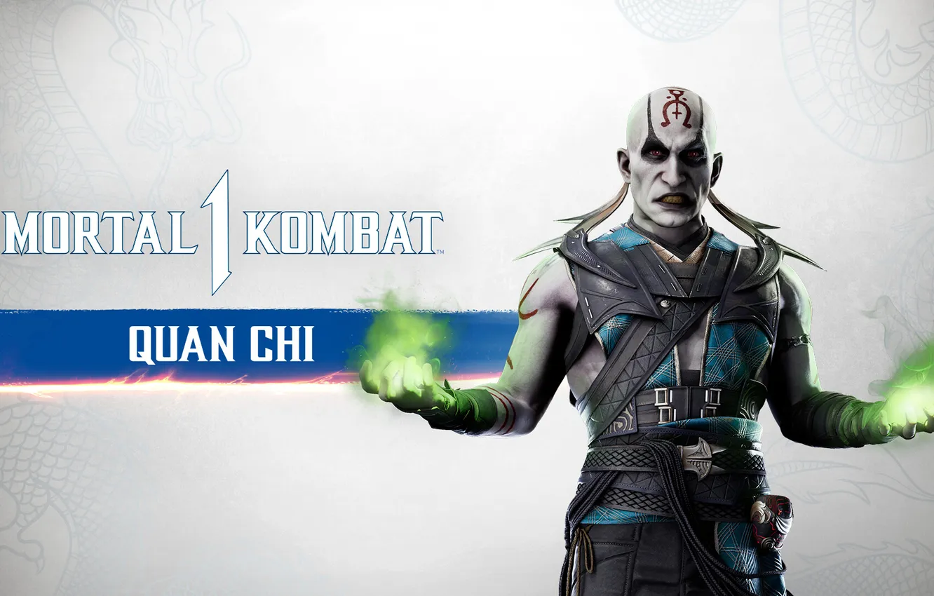 Фото обои necromancer, Quan Chi, Mortal Kombat 1