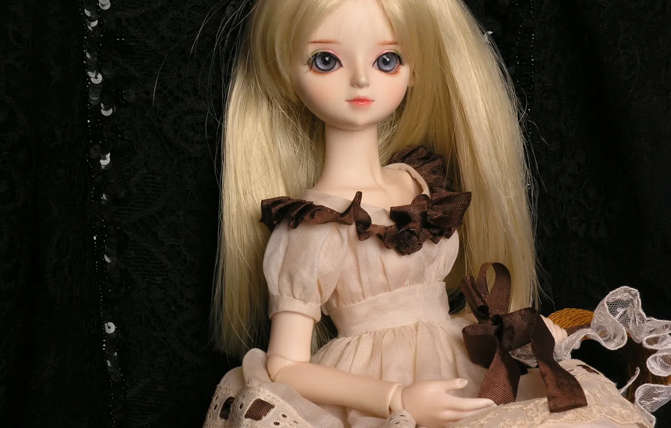 Фото обои кукла, блондинка, doll, BJD