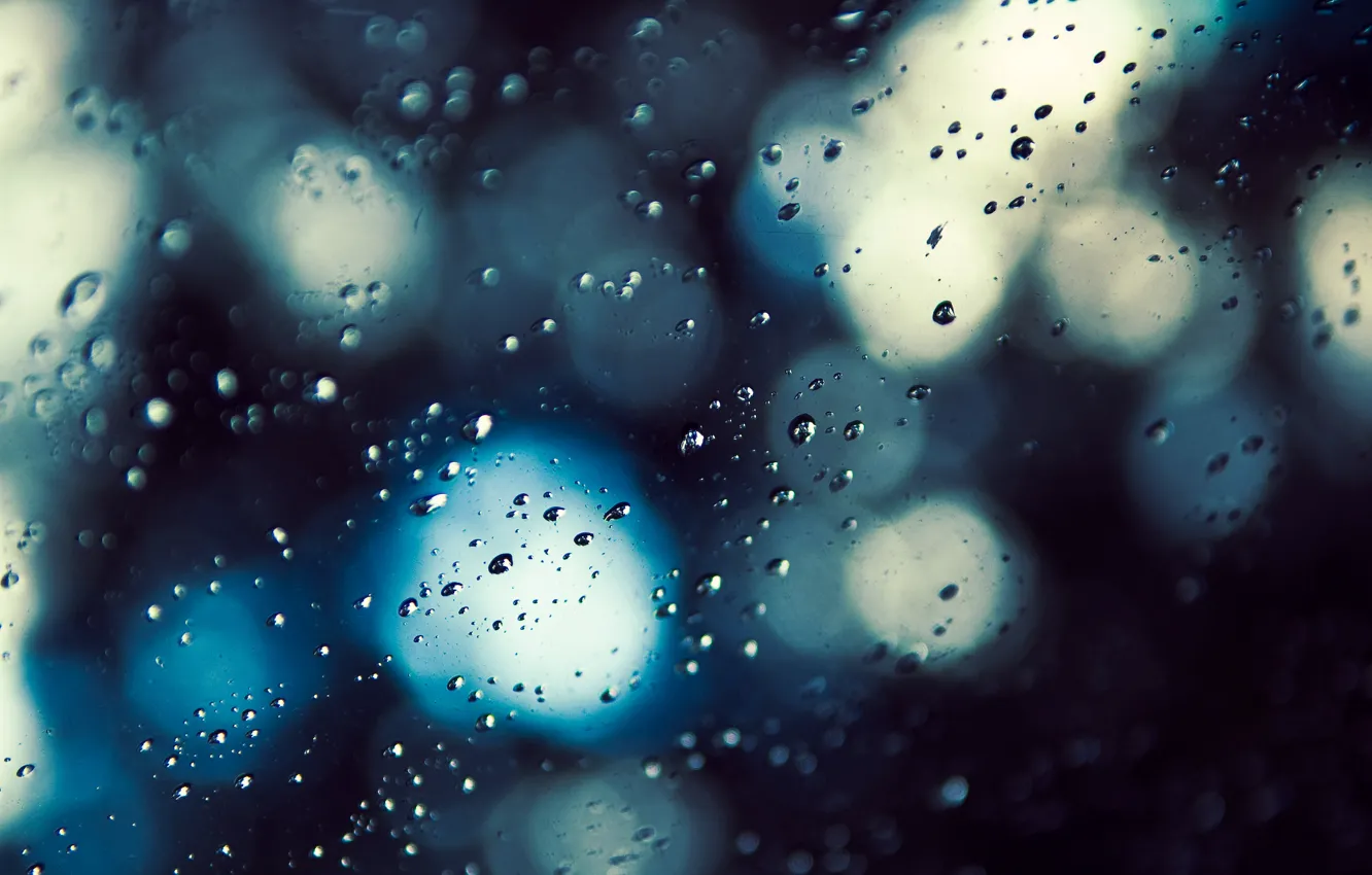 Фото обои стекло, капли, дождь, обои, wallpapers