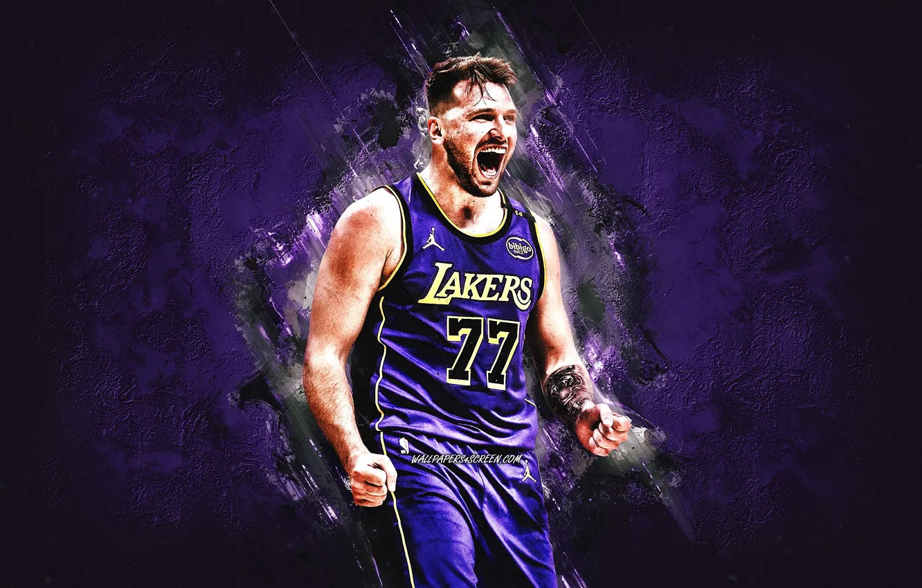 Фото обои NBA, Lakers, Slovenia, Luka, LA Lakers, Luka Doncic, Doncic