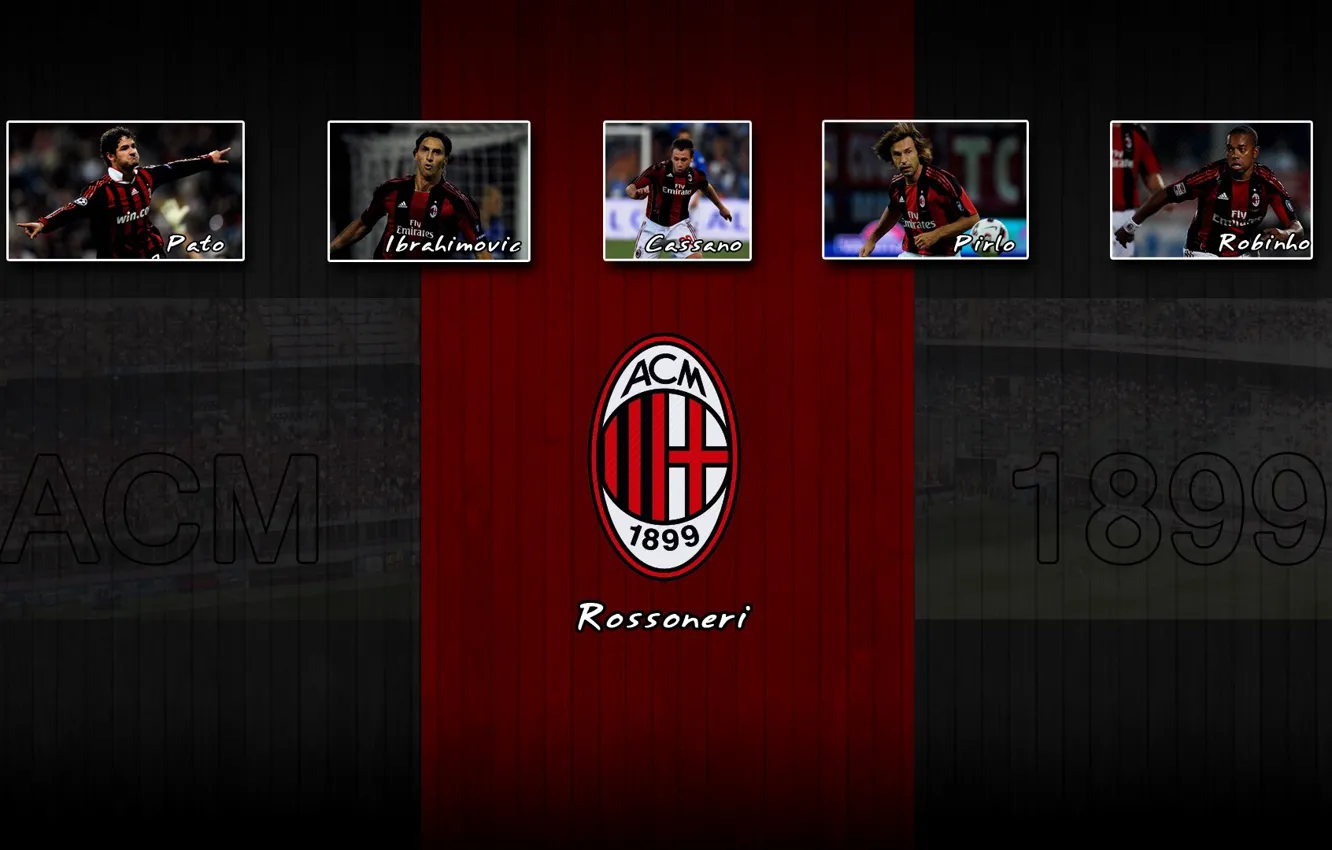 Фото обои football, ac milan, Rossoneri