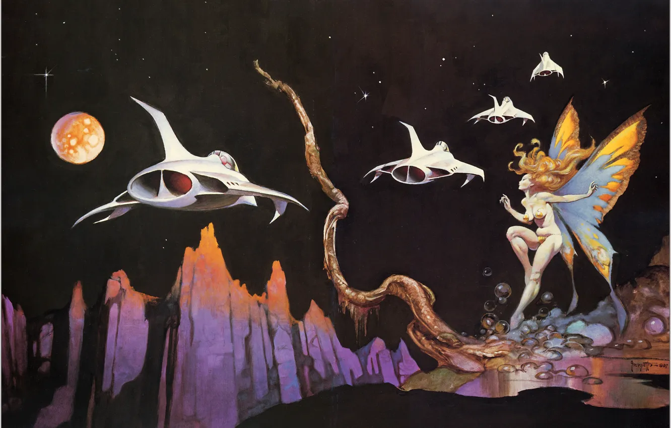 Фото обои Frank Frazetta, Dream Flight -, Xxx 1756