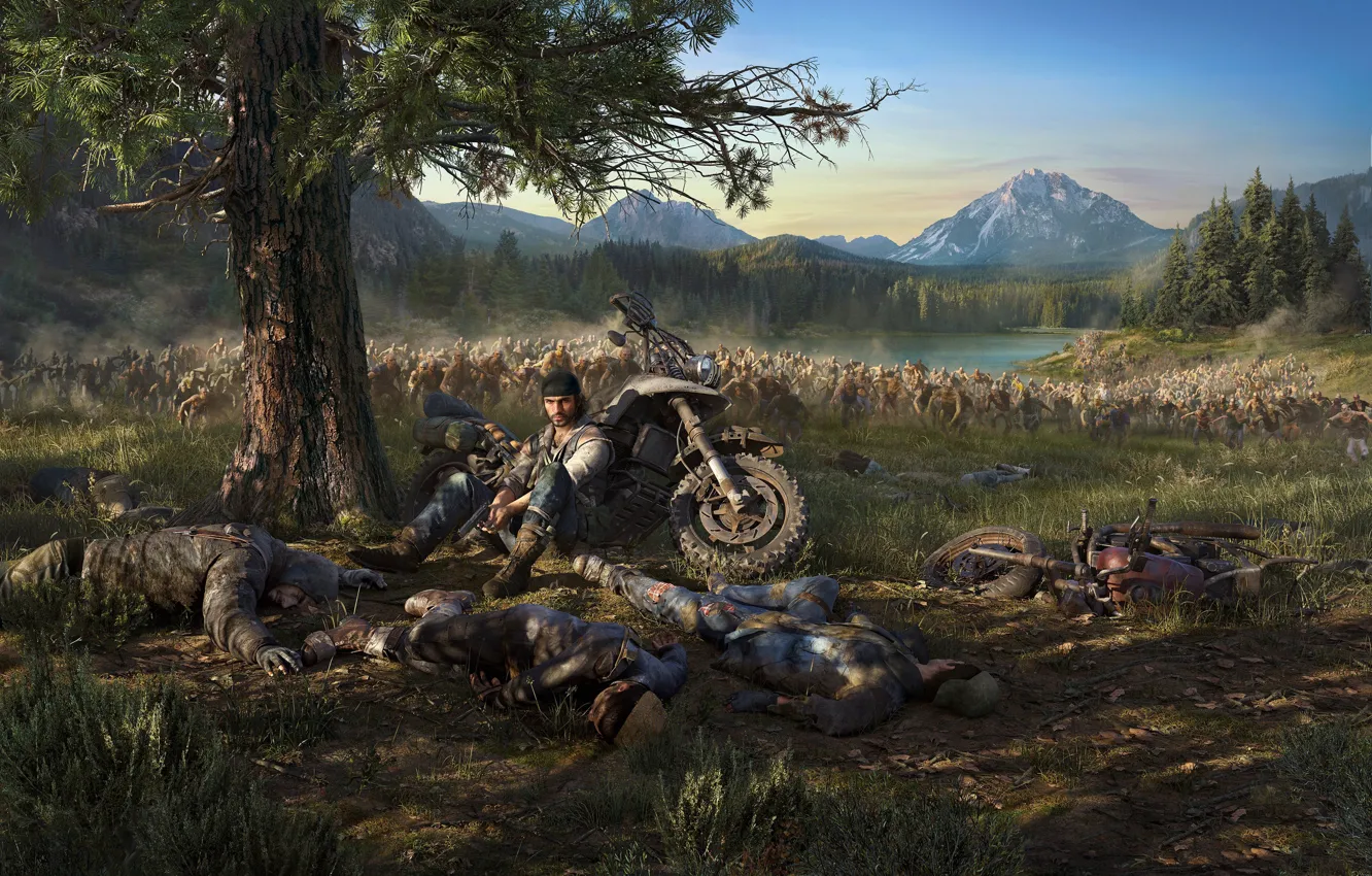 Фото обои PlayStation 4, Days Gone, Sony Interactive Entertainment, SIE Bend Studio