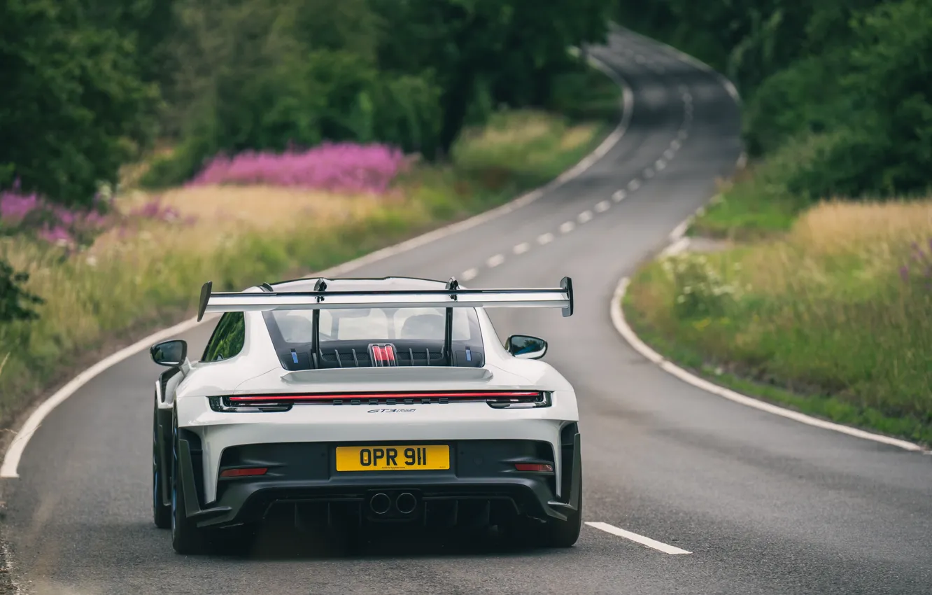 Фото обои 911, Porsche, rear view, Weissach Package, Porsche 911 GT3 RS