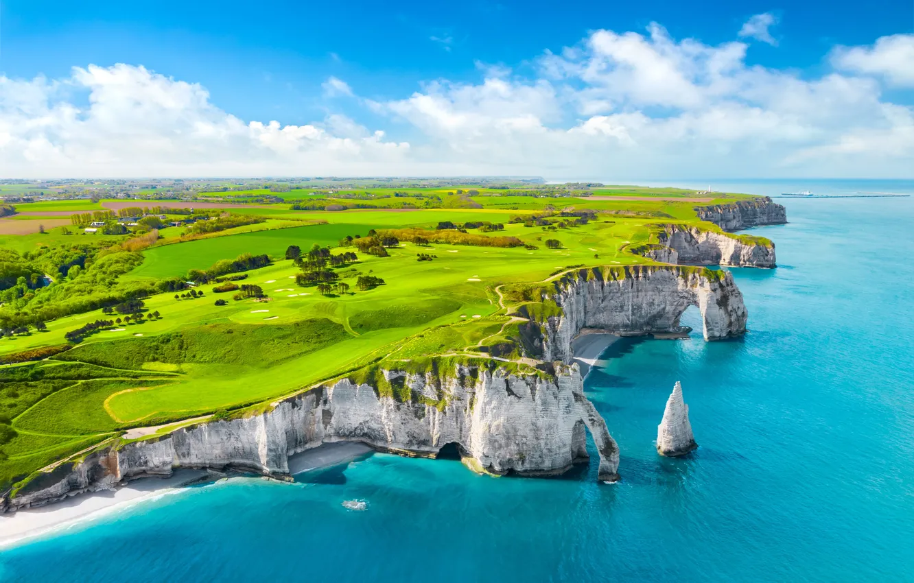 Фото обои landscape, coast, nature, mountains, cliff