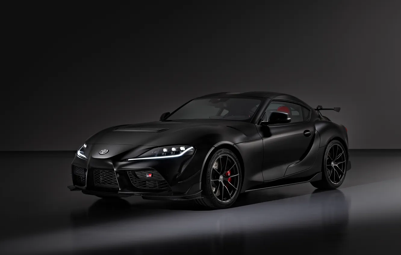 Фото обои купе, Toyota, Supra, экстерьер, sport car, спортивный автомобиль, задний привод, 2025