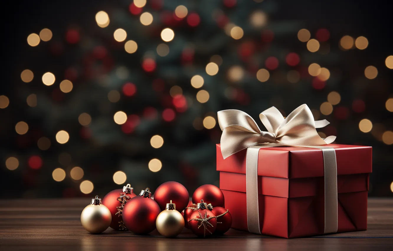 Фото обои елка, Рождество, подарки, Новый год, Christmas, tree, decoration, gift boxes