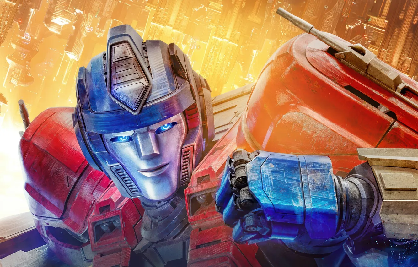 Фото обои робот, мульт, 2024, Transformers One