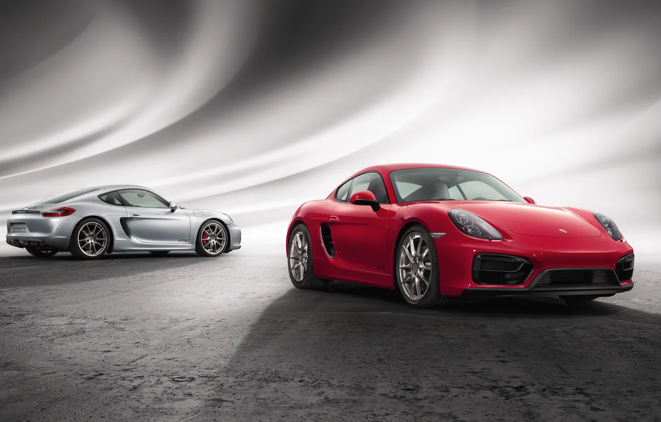 Фото обои Porsche, Cayman, порше, GTS, 2014, кайман