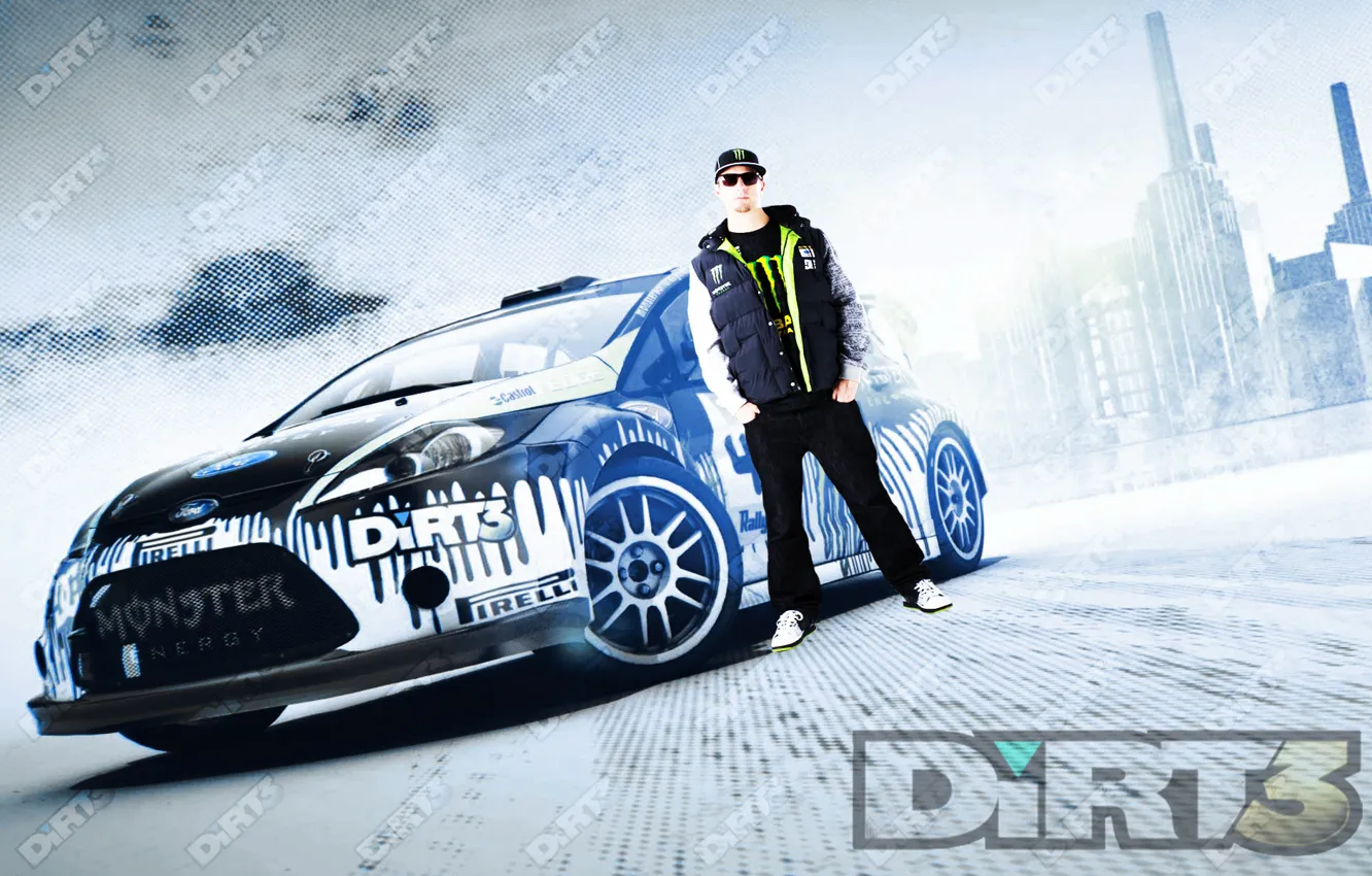 Фото обои ken block, Racing, Dirt 3