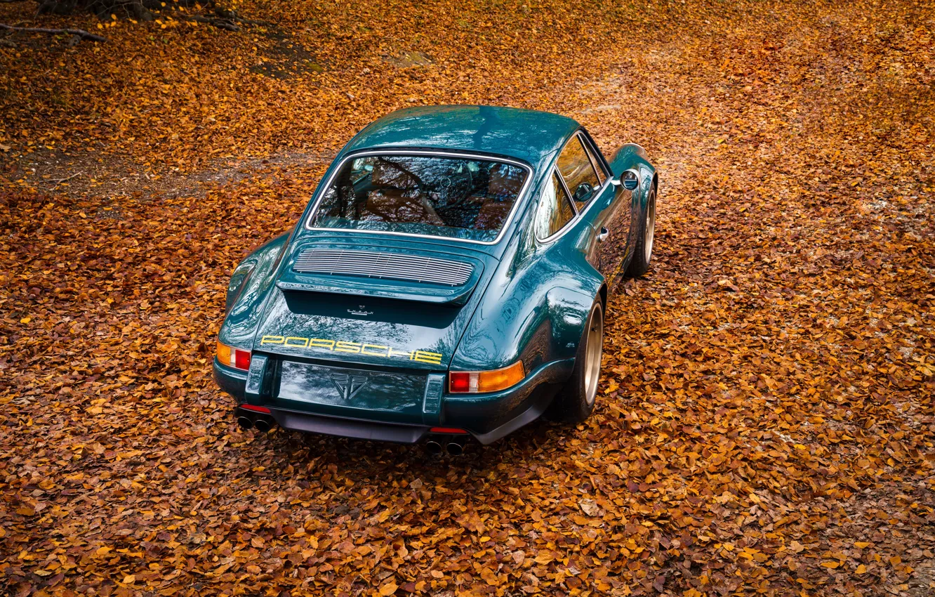 Фото обои 911, Porsche, 964, rear view, Theon Design Porsche 911