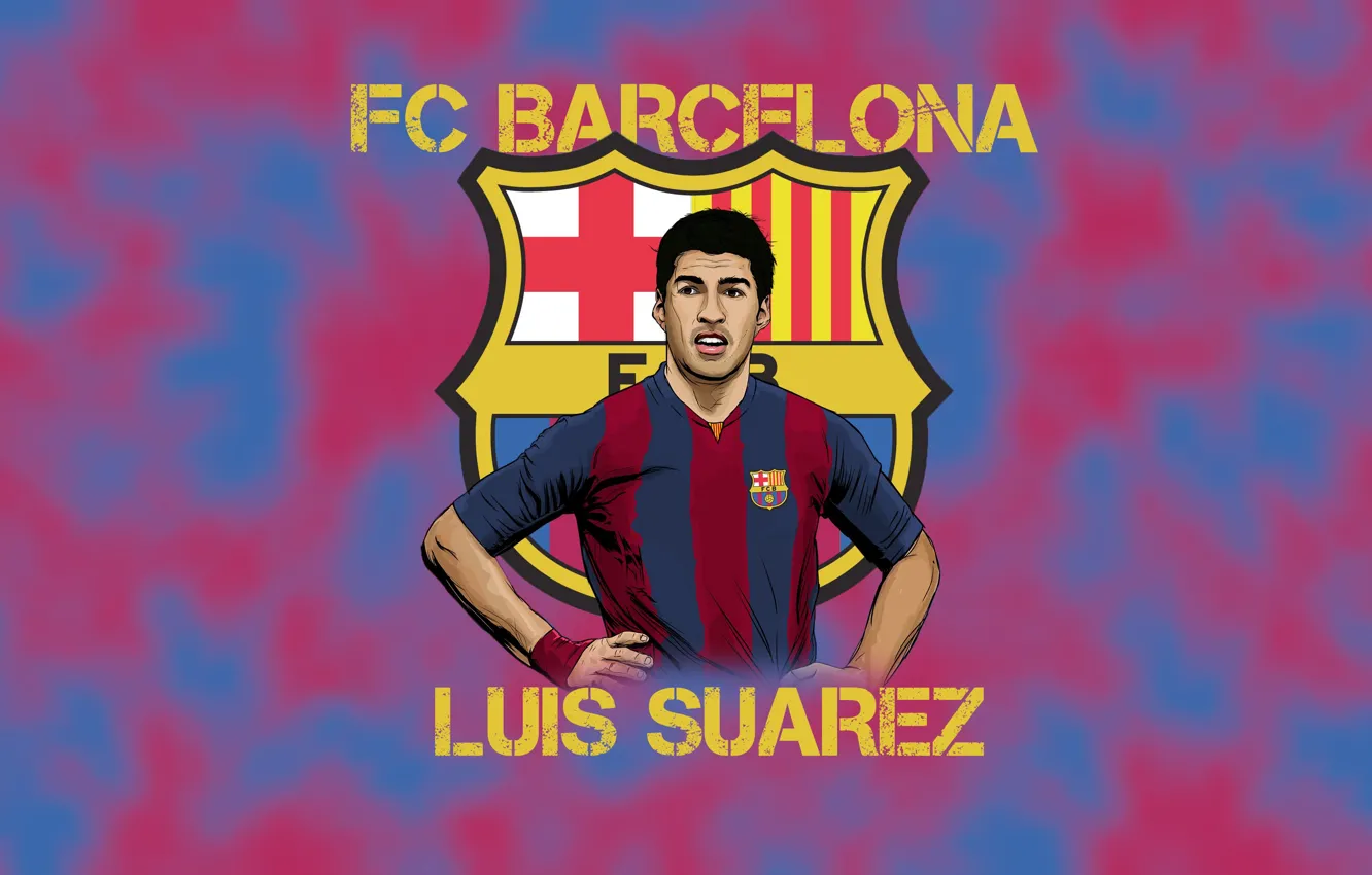 Фото обои wallpaper, sport, football, player, FC Barcelona, Luis Suarez