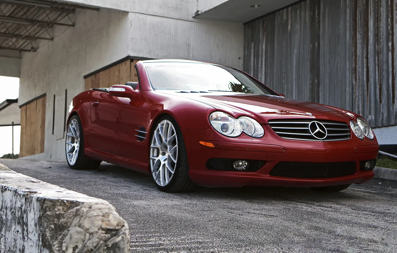 Фото обои Mercedes, кабриолет, литье
