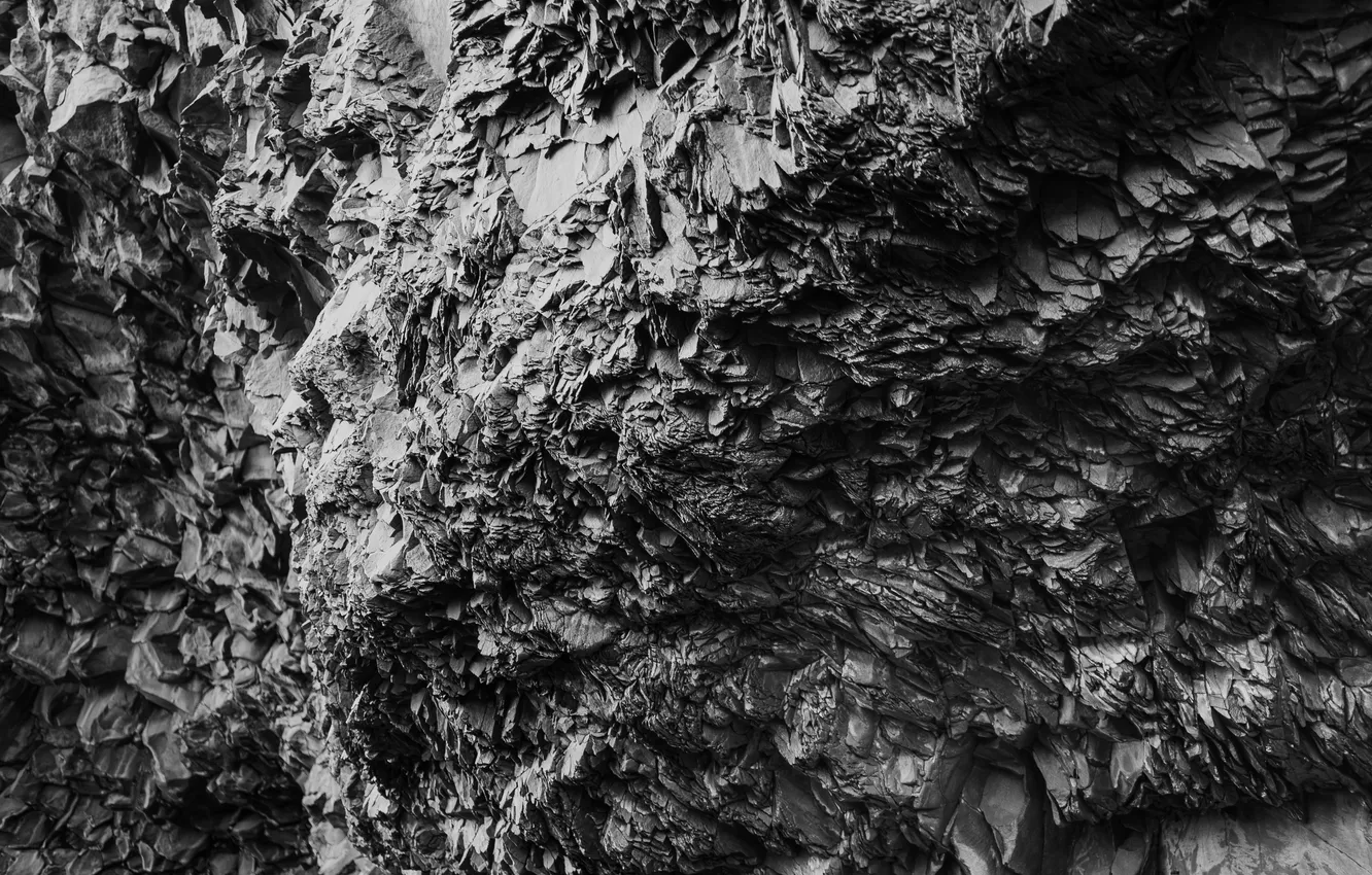 Фото обои dark, pattern, rocks