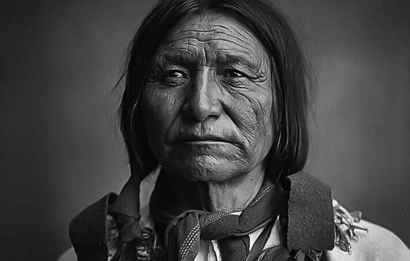 Фото обои first people, first nations, The Chief, proud people, Native american