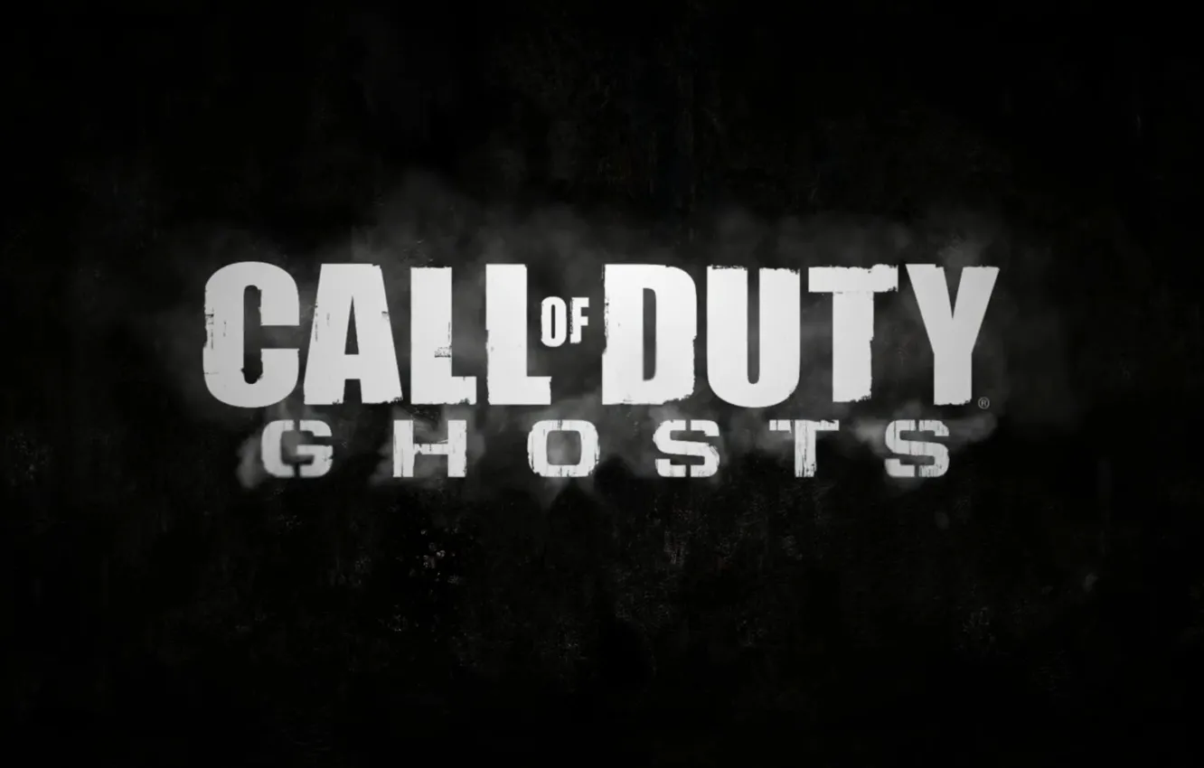 Фото обои лого, арт, призрак, Call of Duty, Ghosts
