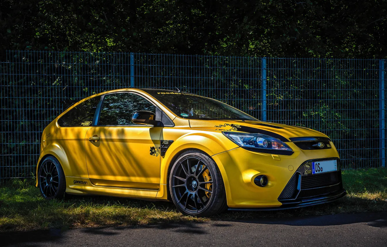 Фото обои Ford, Focus, Yellow