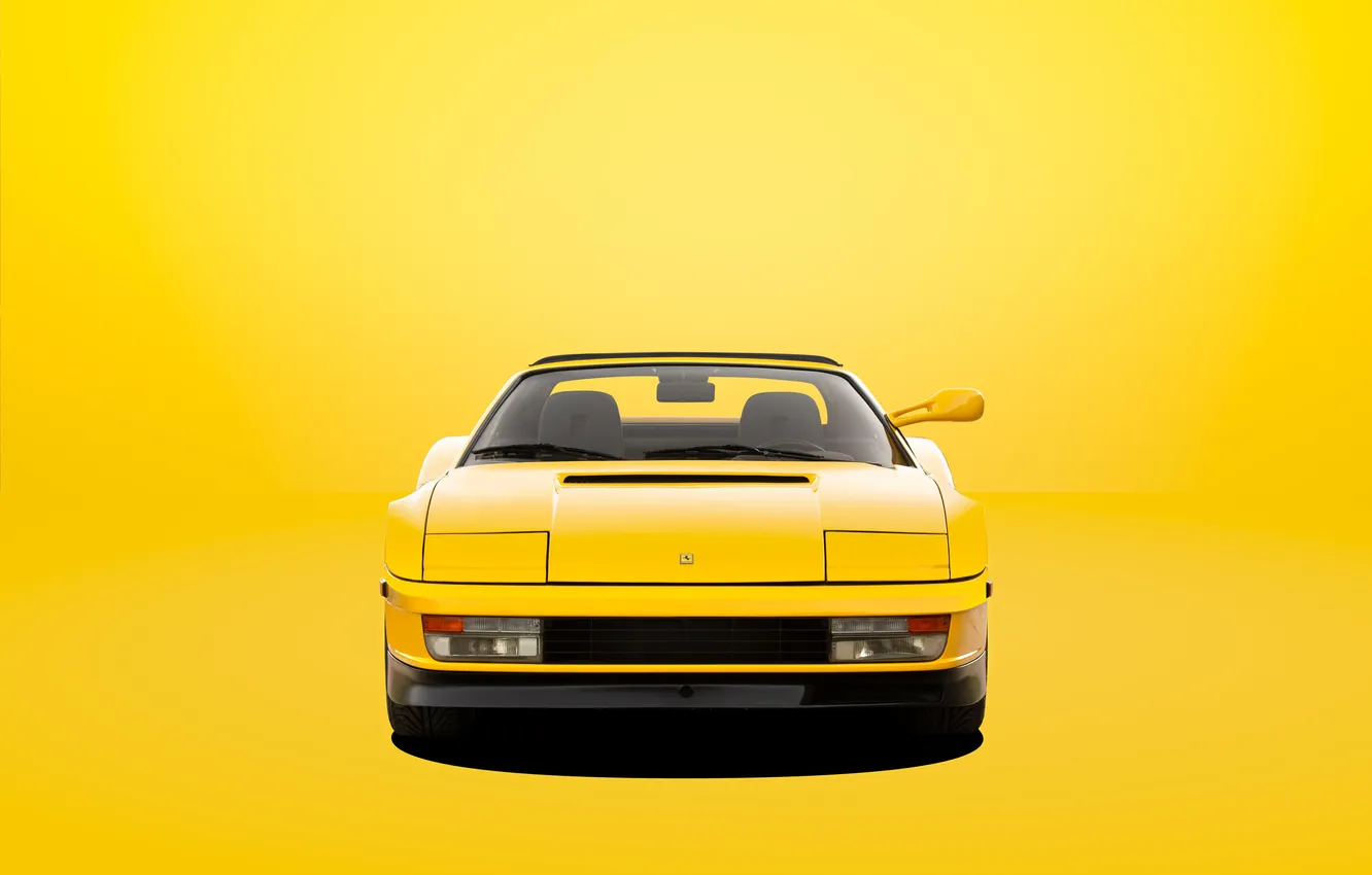 Фото обои Ferrari, Testarossa, 1985, Ferrari Testarossa Targa by EBS