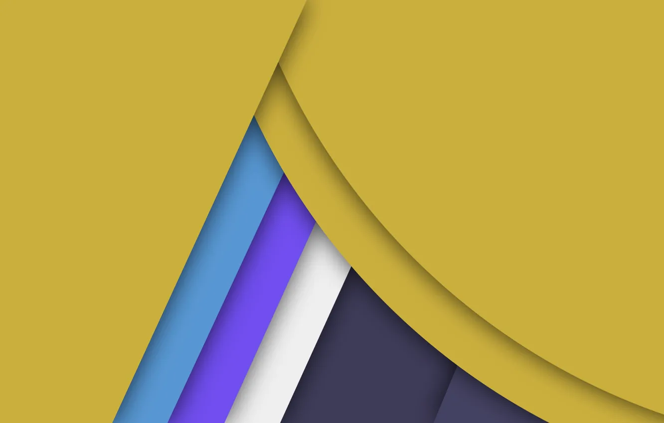 Фото обои линии, синий, желтый, голубой, геометрия, design, color, material