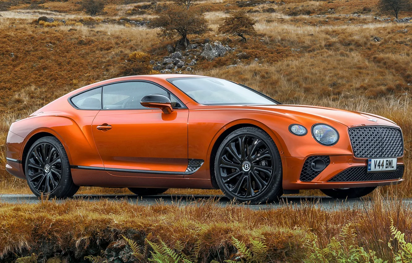 Фото обои Bentley, Continental GT, экстерьер, Mulliner, 2022