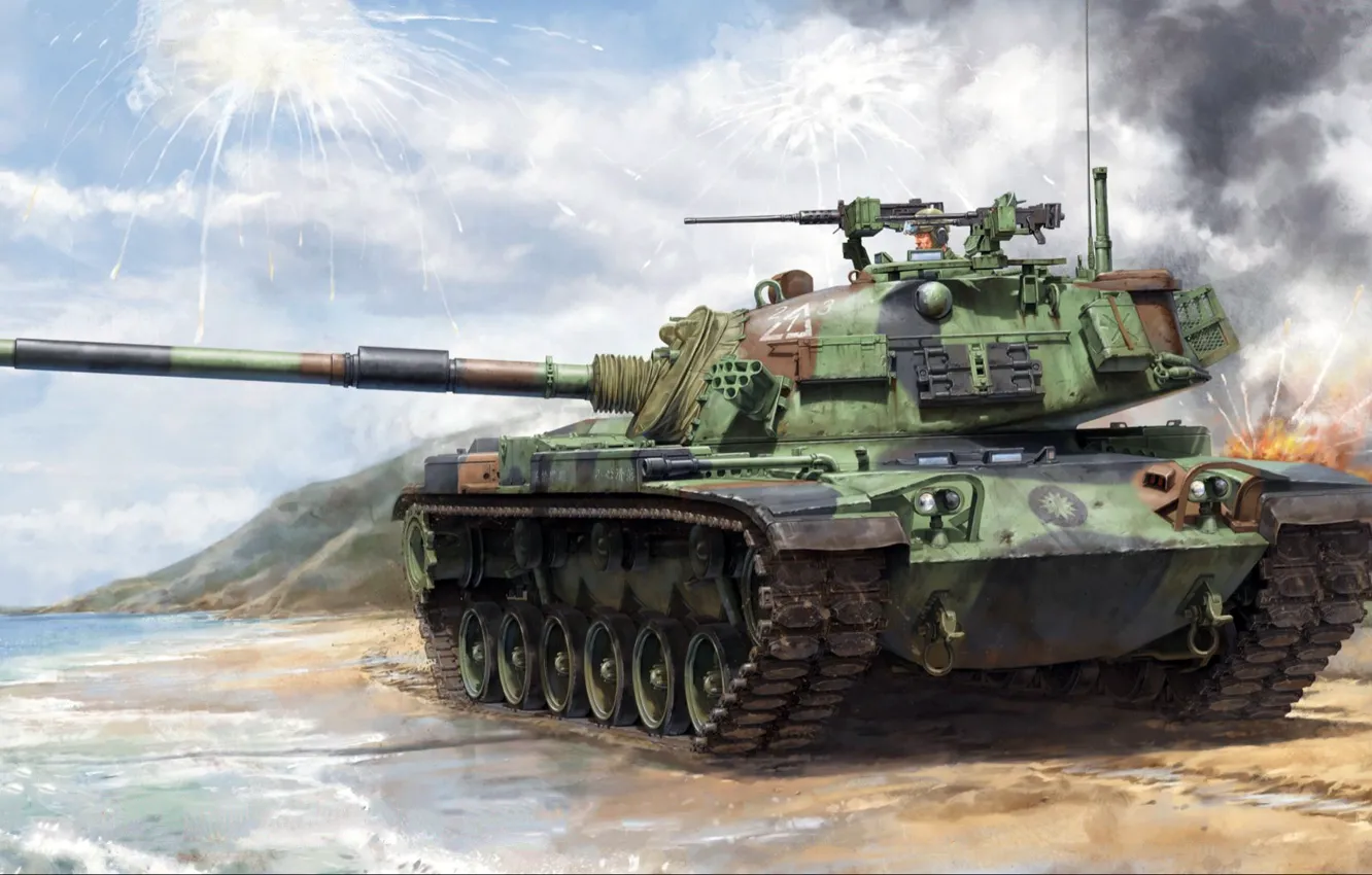 Фото обои ОБТ, Основной боевой танк, CM-11, Brave Tiger, MBT, Вооружённые силы Китайской Республики